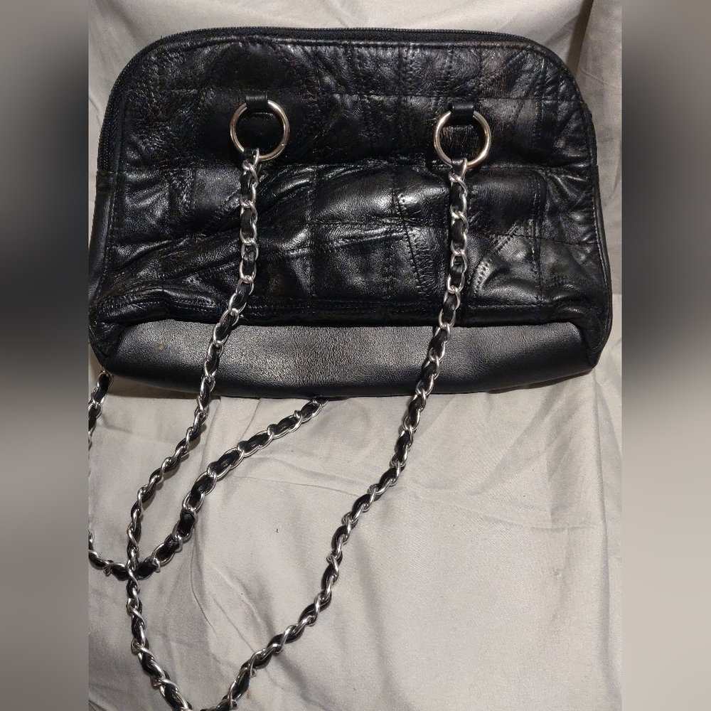 ❤️3/$10 VINTAGE LIZ CLAIBORNE & BLACK LAMBSKIN PURSE BUNDLE - Picture 8 of 10